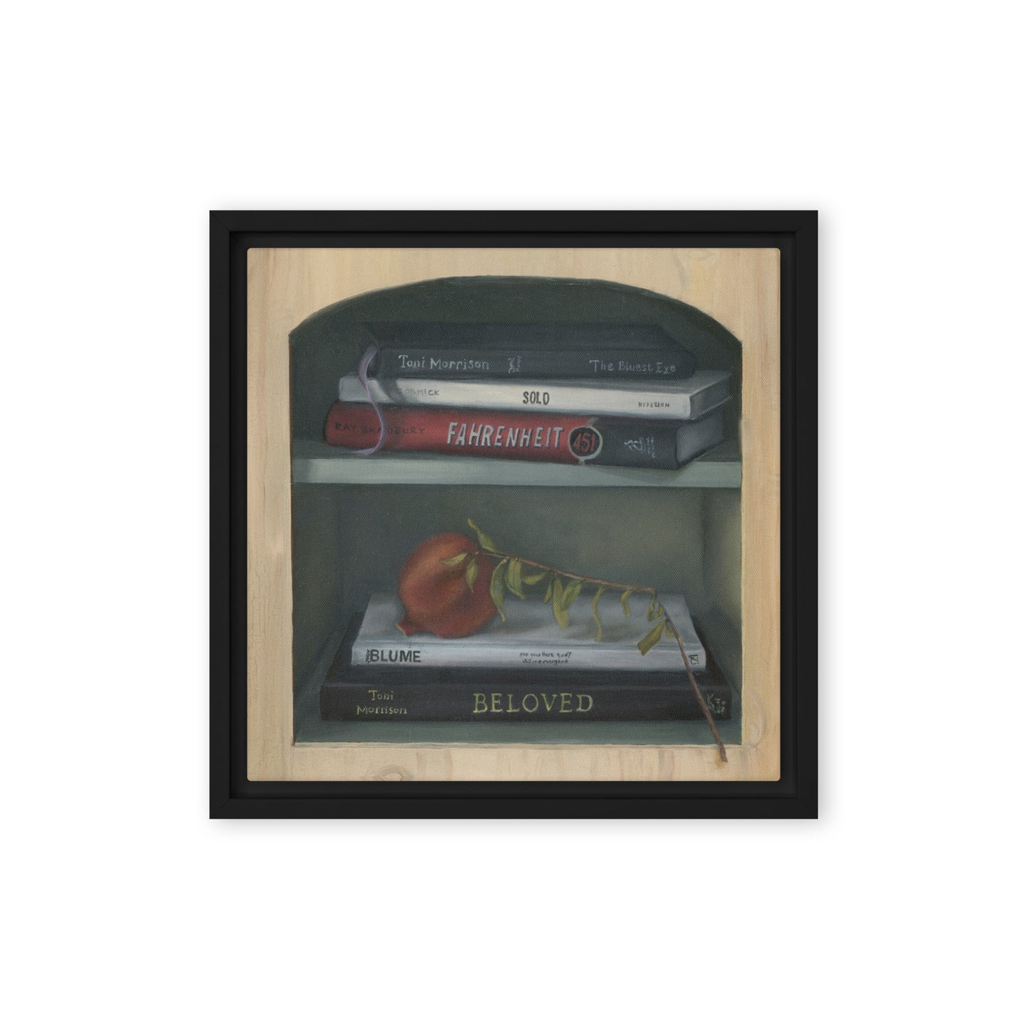 "Banned Books" Framed canvas reproduction