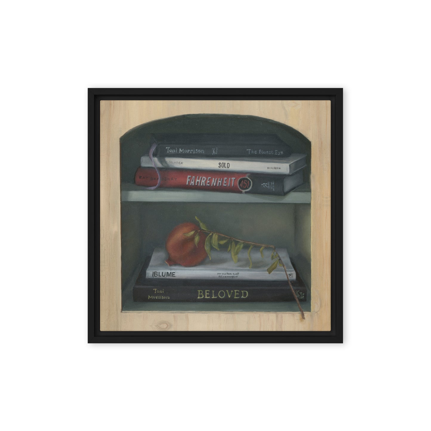 "Banned Books" Framed canvas reproduction