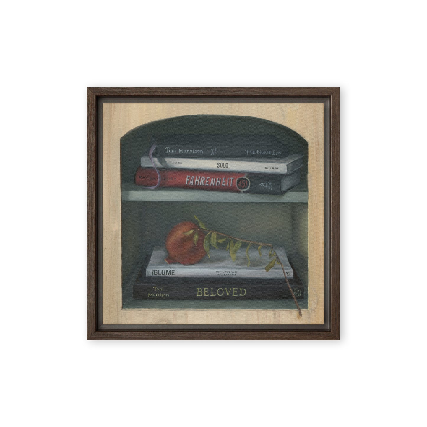 "Banned Books" Framed canvas reproduction