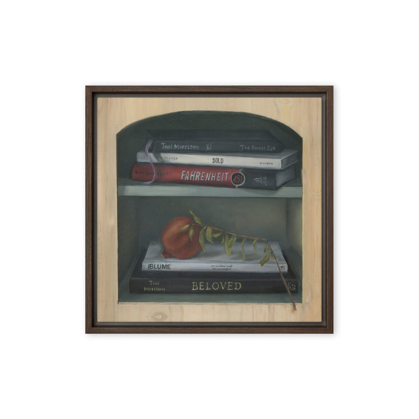 "Banned Books" Framed canvas reproduction