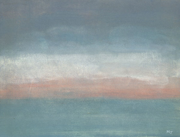 "Seascape II" Original Oil Painting on Rice Paper
