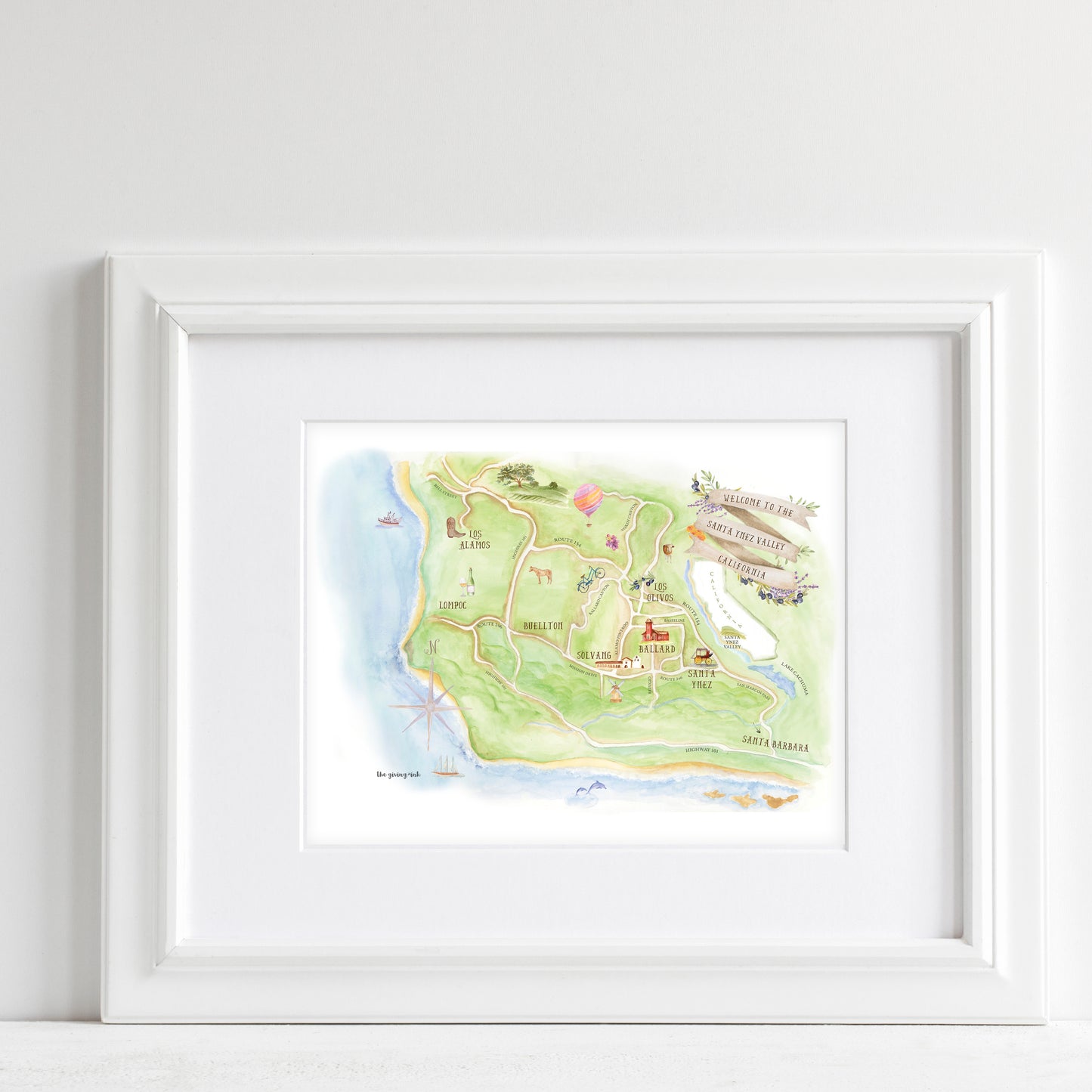 Santa Ynez Valley - Giclée Print