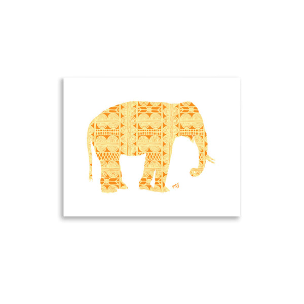 African Elephant Art Print