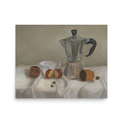 Breakfast with Canele Art Print