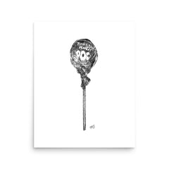 Tootsie Pop Art Print