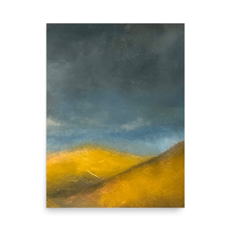 Golden Hills I Art Print