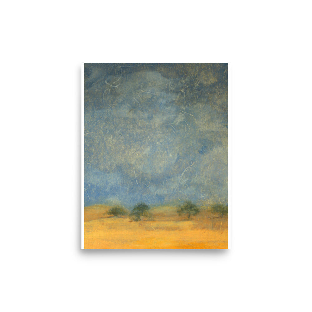 Oak and Hills I Art Print