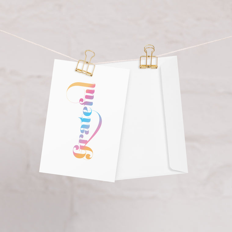 Grateful Greeting card