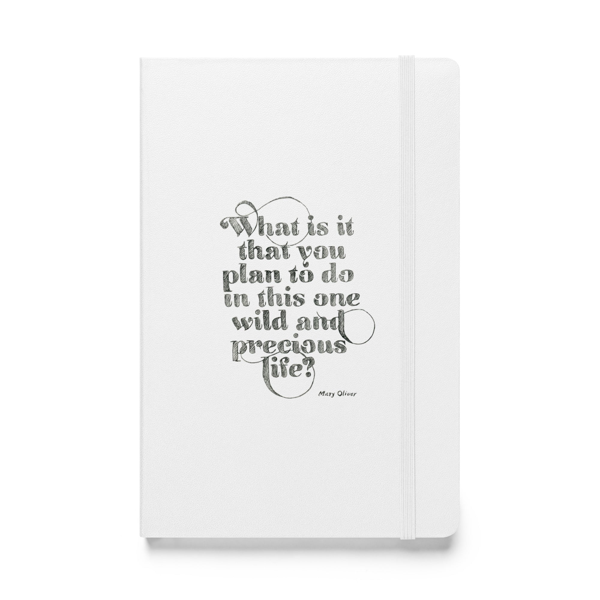 One Precious Life black etching Hardcover bound notebook