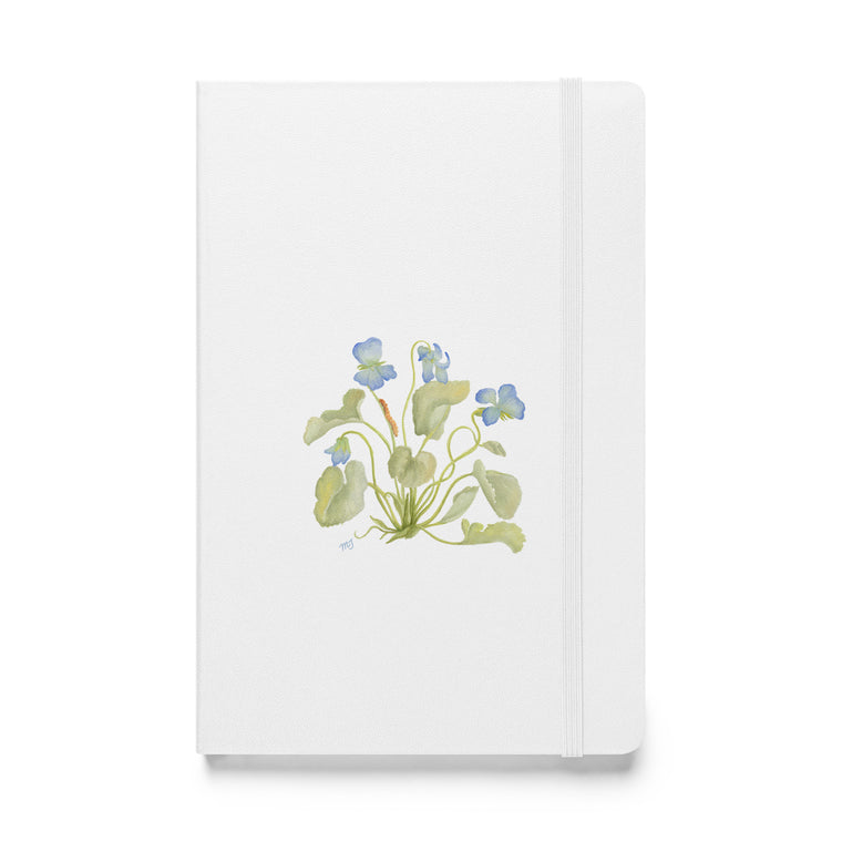 Cyclomen Watercolor - Hardcover bound notebook