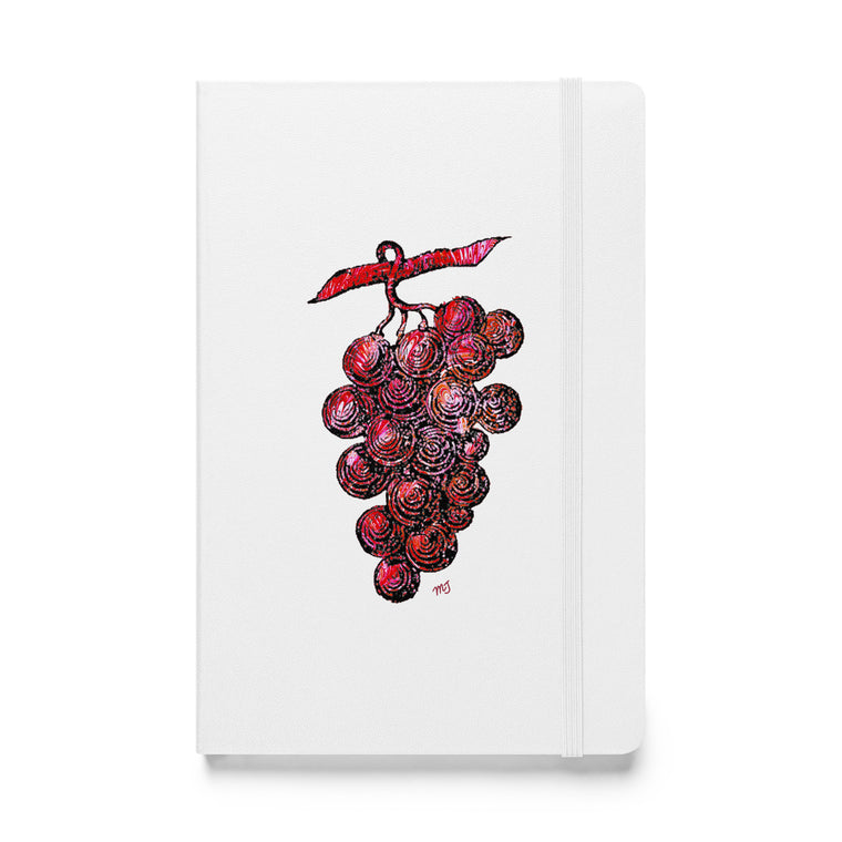 Grape Italian Paper - Hardcover bound notebook