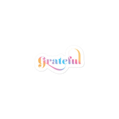 Grateful Bubble-free stickers