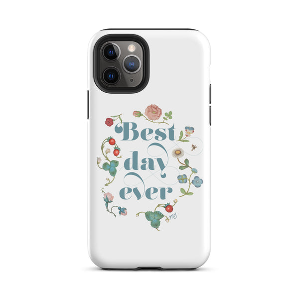 Best Day Ever Vintage Floral Tough Case for iPhone®