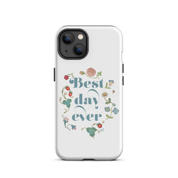 Best Day Ever Vintage Floral Tough Case for iPhone®