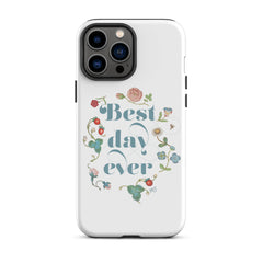 Best Day Ever Vintage Floral Tough Case for iPhone®