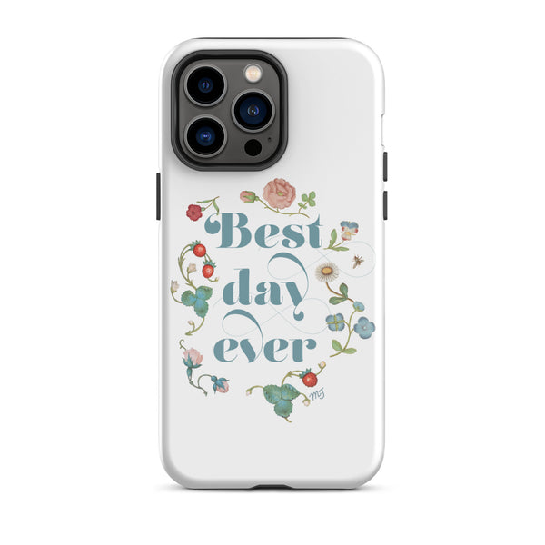 Best Day Ever Vintage Floral Tough Case for iPhone®