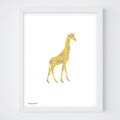 African Giraffe Downloadable Print