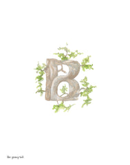Woodland Alphabet Downloadable Print - B