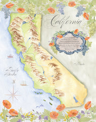 California Map Downloadable Print