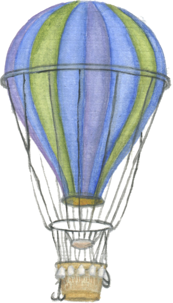 Hot Air Balloon downloadable artwork