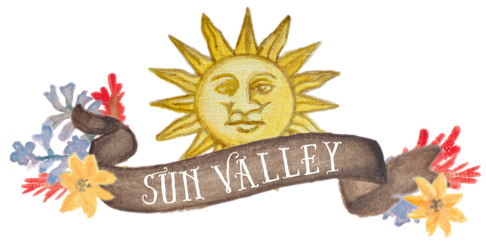 Sun Valley Banner Wildflowers downloadable artwork